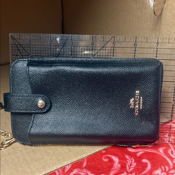 Coach Black and Gold Crossbody Bag - Picture 5 of 6